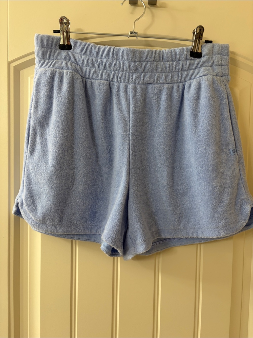 Athleta Light Blue Terry Shorts - Girls
